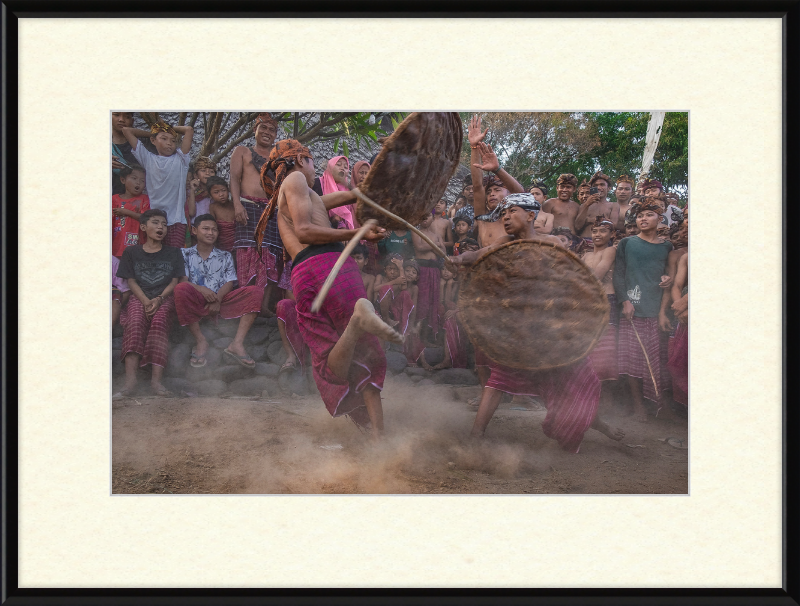 Peresean Traditional Sport of Sasak Tribe - Great Pictures Framed