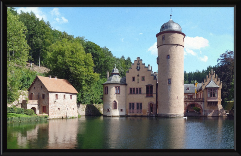 Wasserschloss Mespelbrunn - Great Pictures Framed