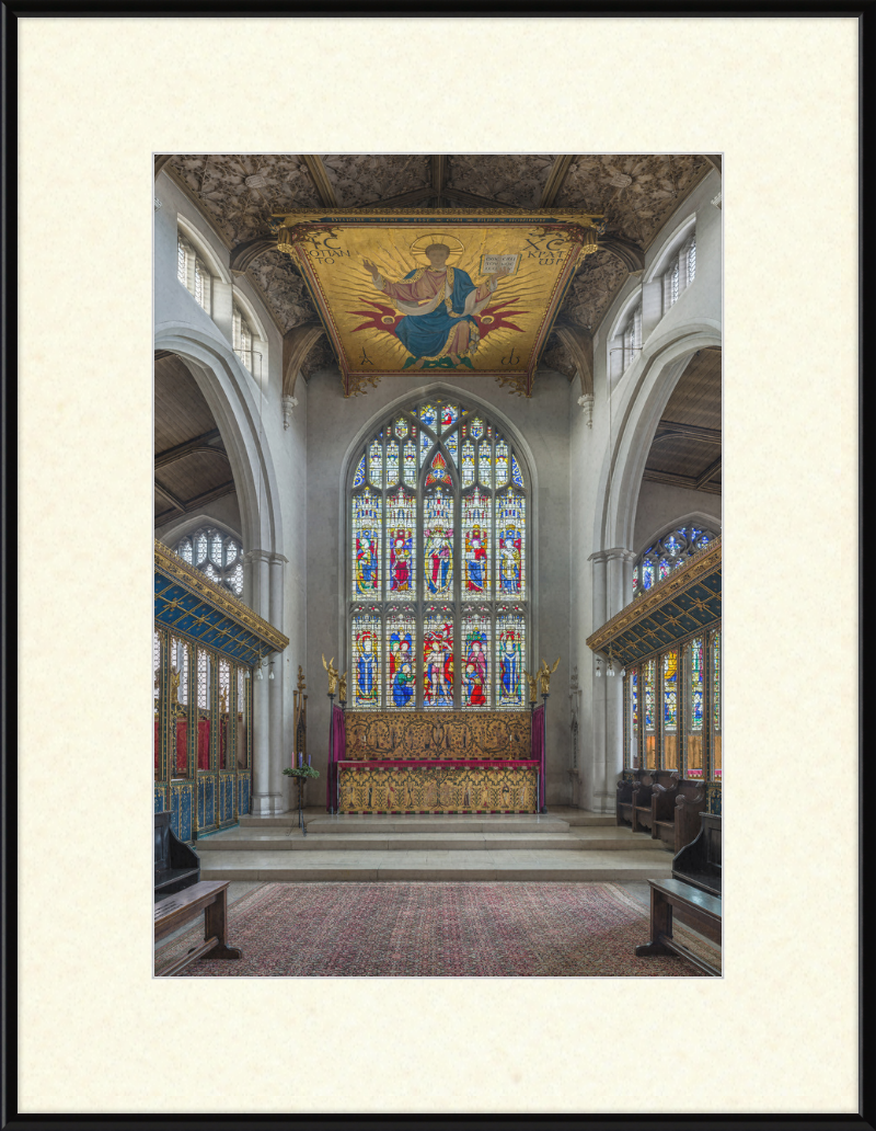 St Cyprian's Church Sanctuary, Clarence Gate, London, UK - Great Pictures Framed