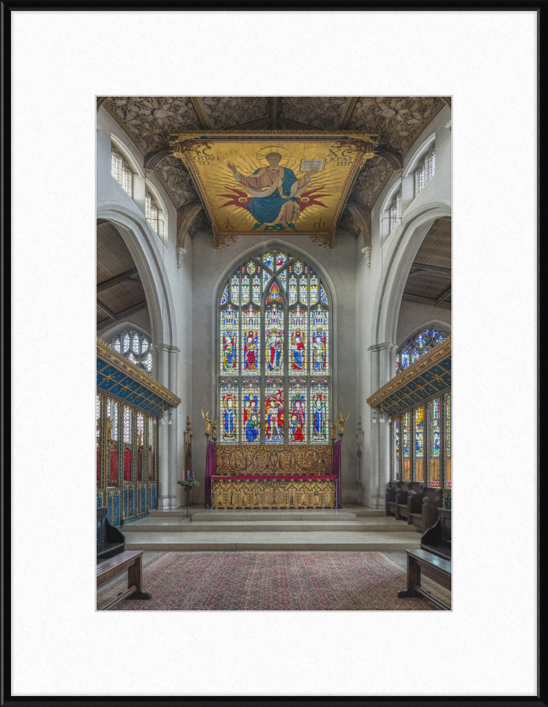 St Cyprian's Church Sanctuary, Clarence Gate, London, UK - Great Pictures Framed