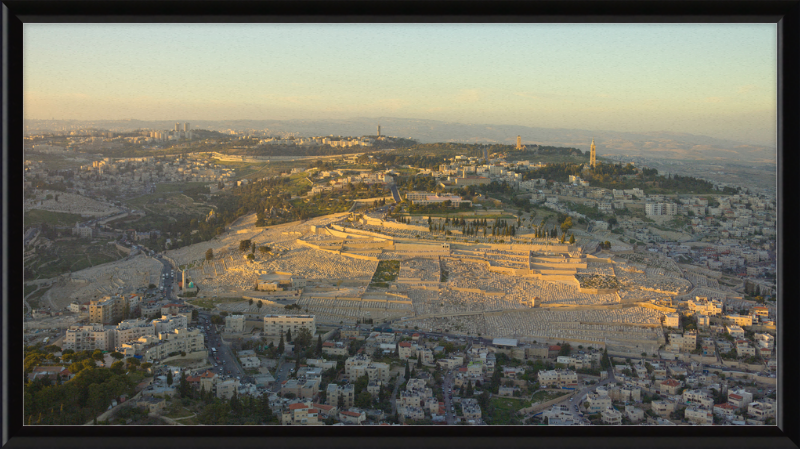 Sweeping Scenery of the Mount of Olives - Great Pictures Framed