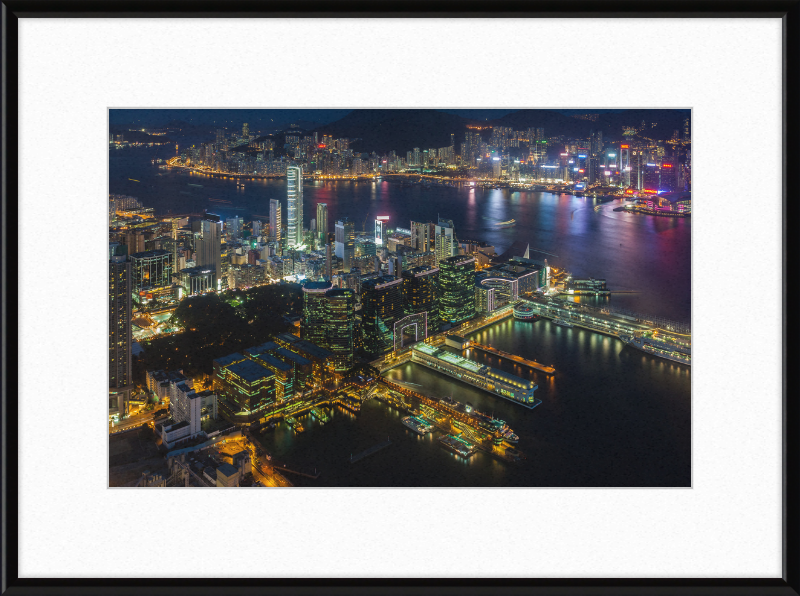 View of Victoria Harbor - Great Pictures Framed