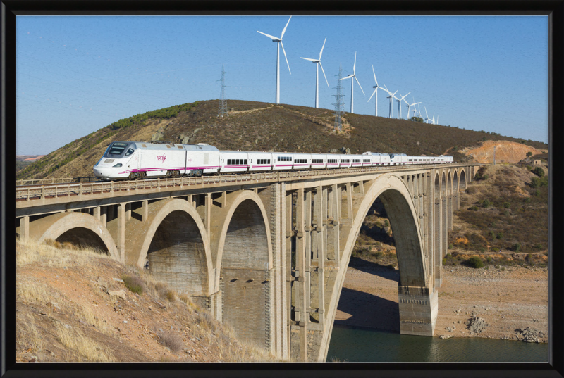 RENFE Class 730 Martin Gil Viaduct - Great Pictures Framed