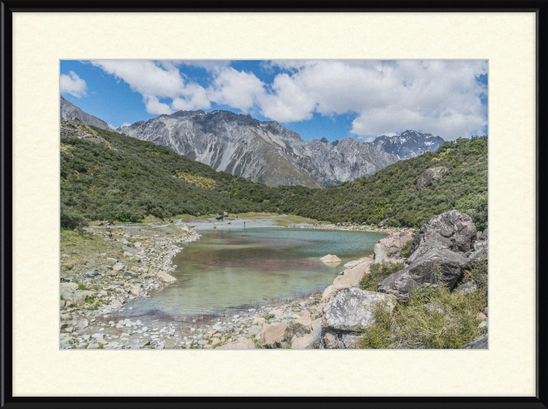 Blue Lake in Mount Cook - Great Pictures Framed