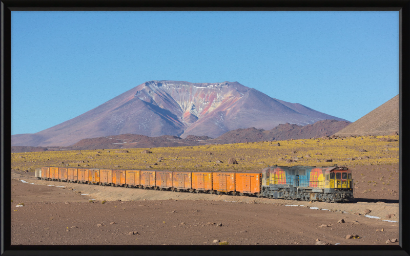 Railway Journey through Cerro Ascotan - Great Pictures Framed