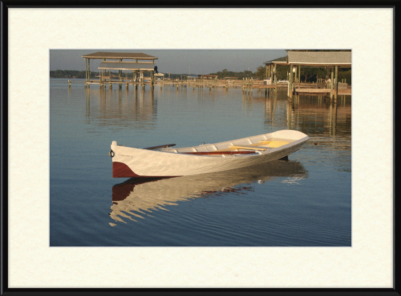 Winnie Davis 1880’s Skiff Named Barbashela - Great Pictures Framed