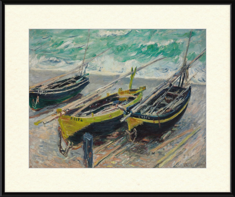 Three Fishing Boats - Great Pictures Framed