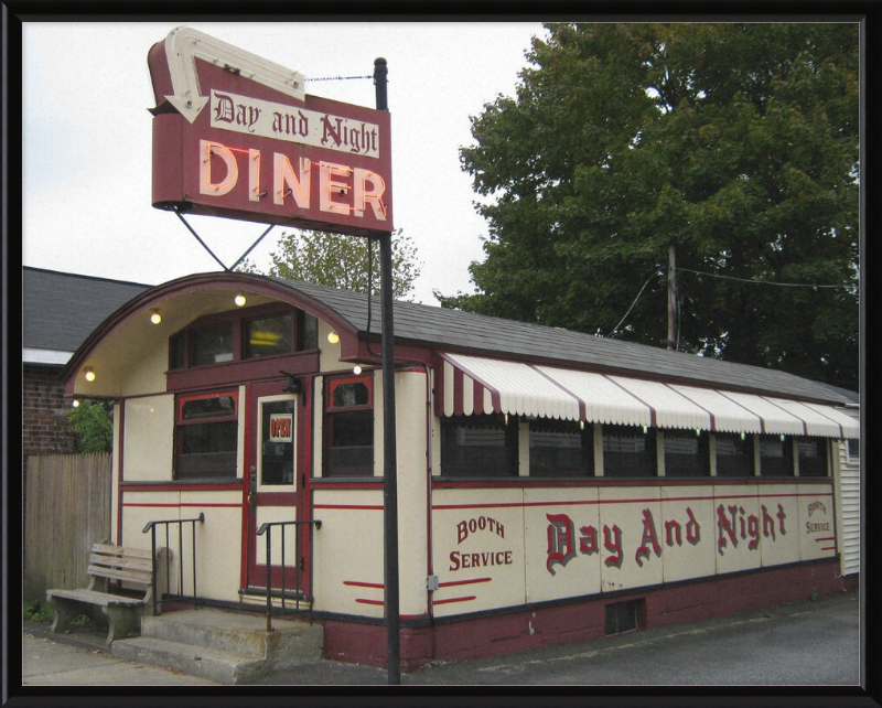 The Day and Night Diner - Great Pictures Framed