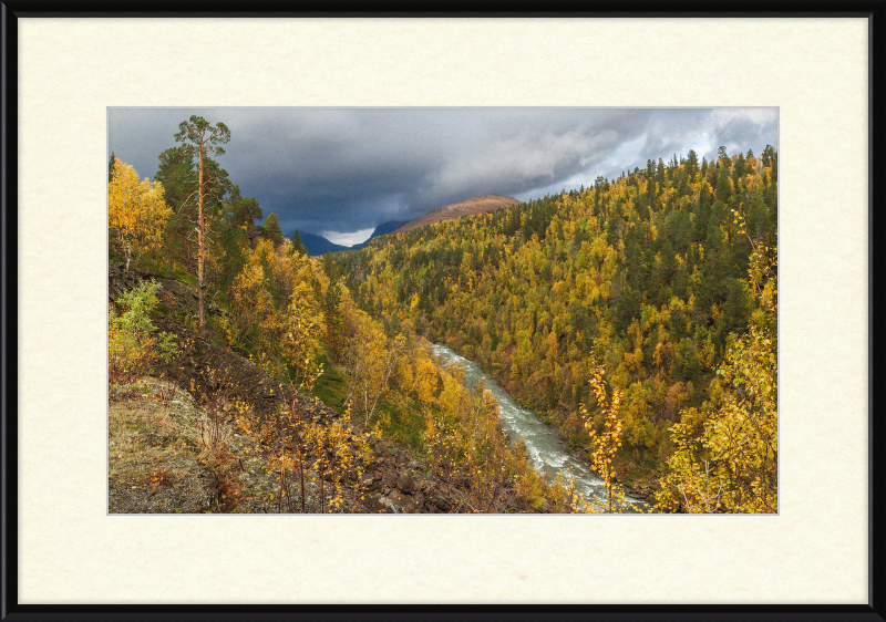 Graddiselva River in Junkerdalen, Saltdal, Nordland, Norway - Great Pictures Framed