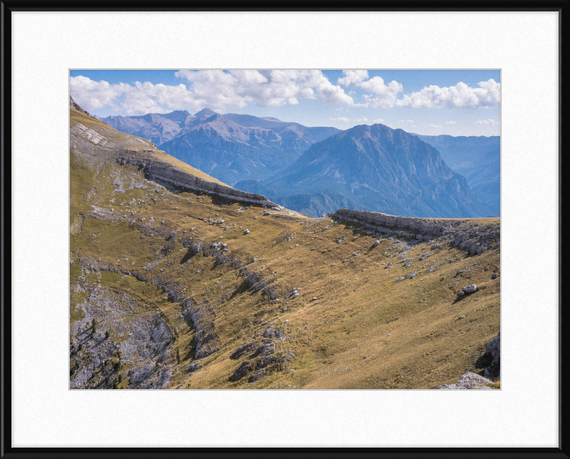 Portillo de Tella Mountain Pass - Great Pictures Framed