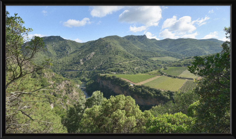 Orb River, Vieussan, Hérault - Great Pictures Framed