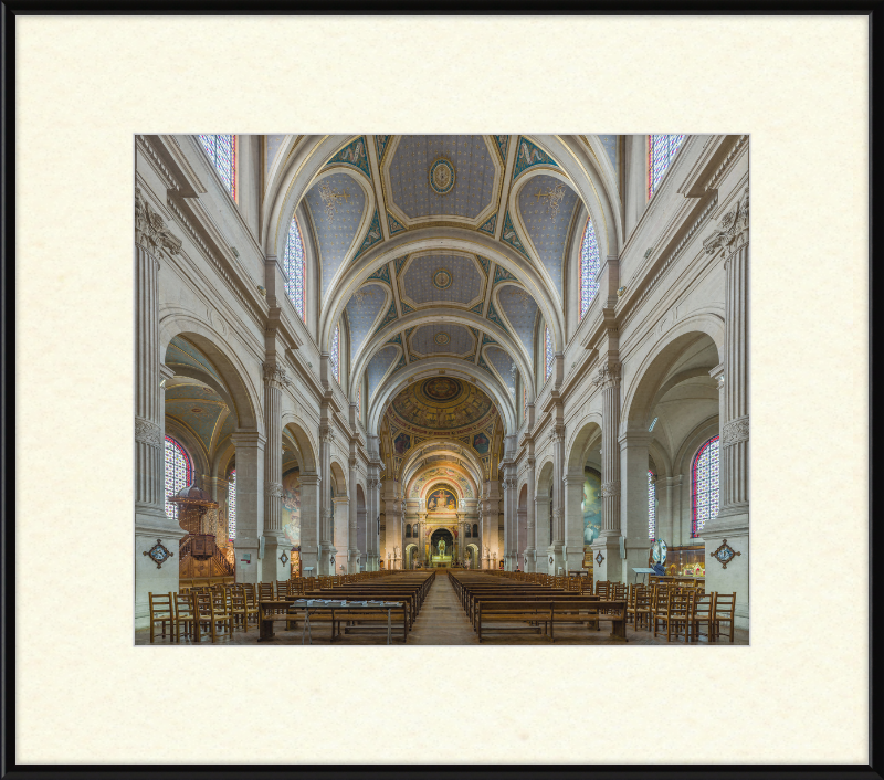 Inside the Church of Saint-François-Xavier - Great Pictures Framed