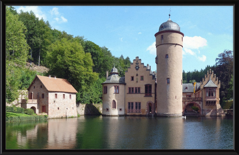 Wasserschloss Mespelbrunn - Great Pictures Framed