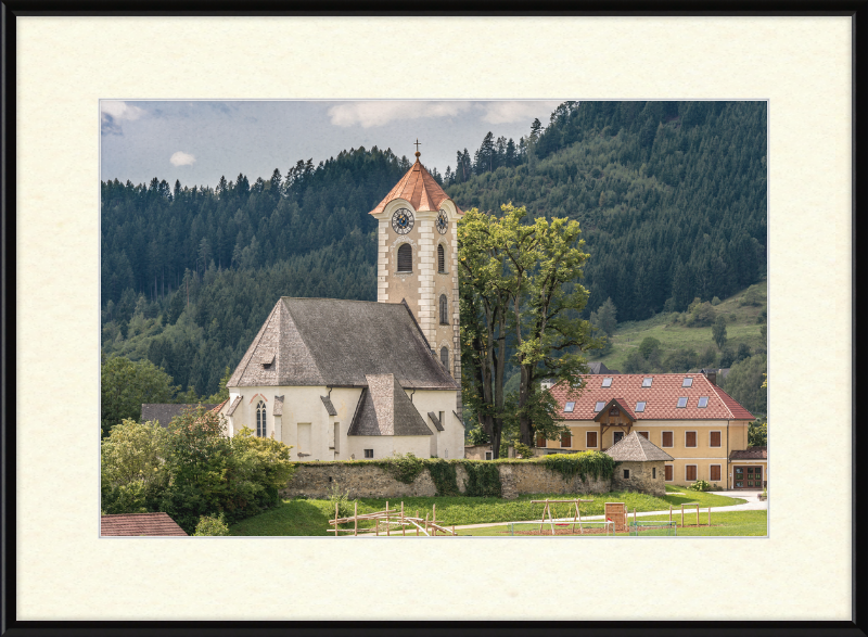 The Parish Church of Saint George in Frauenstein - Great Pictures Framed