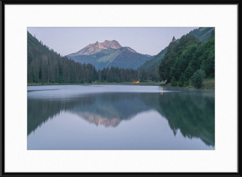 The Lac de Montriond - Great Pictures Framed
