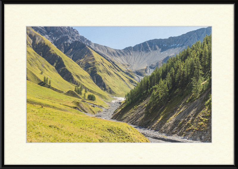 A Hike from Prasüras through the Val Trupchun to Alp Purcher - Great Pictures Framed