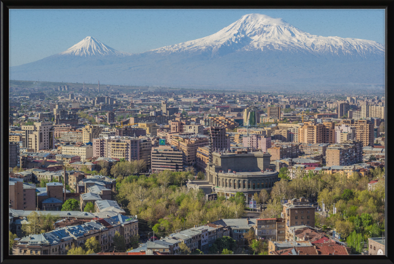 Mount Ararat and the Yerevan Skyline - Great Pictures Framed