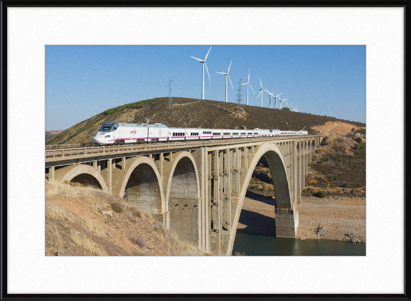 RENFE Class 730 Martin Gil Viaduct - Great Pictures Framed