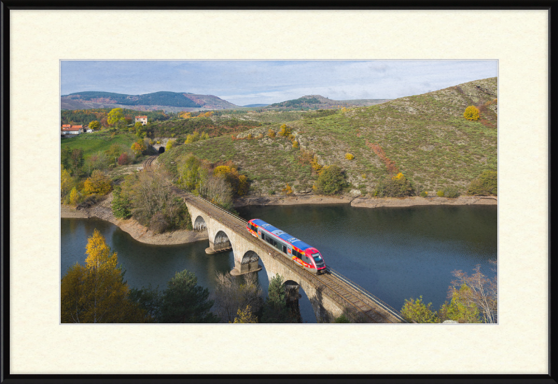 SNCF X73500 La Bastide Saint-Laurent - Villefort - Great Pictures Framed