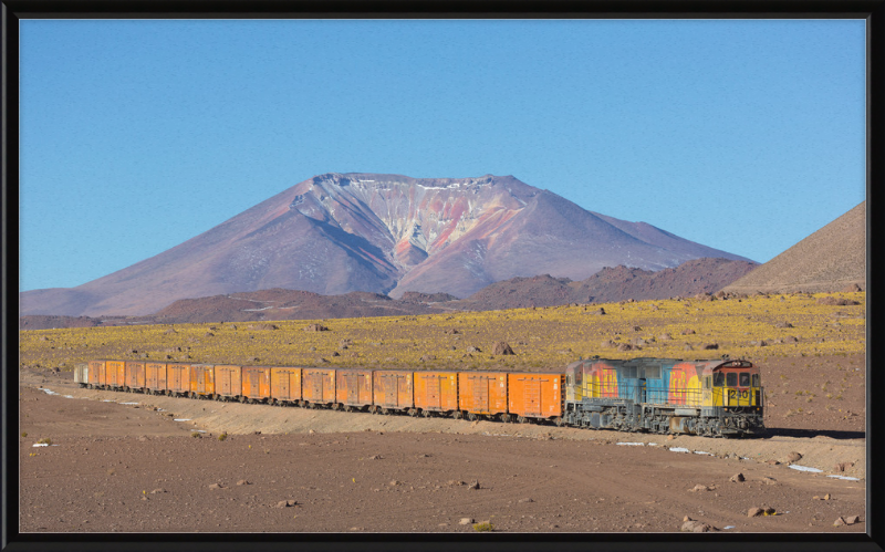 Railway Journey through Cerro Ascotan - Great Pictures Framed