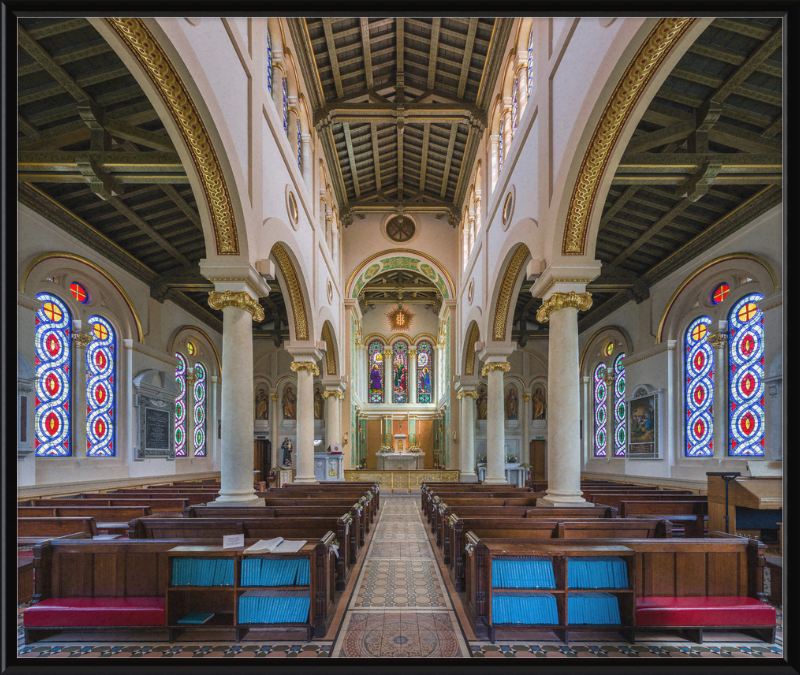 St Raphael's Interior 1, Kingston, Surrey, UK - Great Pictures Framed