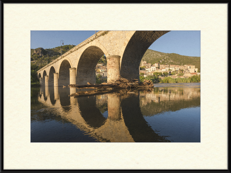 Pont sur l'Orb, Roquebrun (2) - Great Pictures Framed