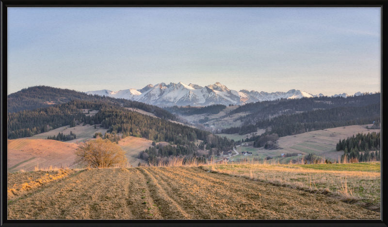 Tatry - Panorama Z Polskiego Spiszu - Great Pictures Framed