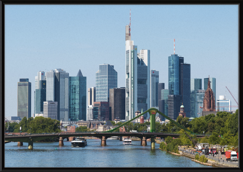 Skyline Frankfurt am Main - Great Pictures Framed