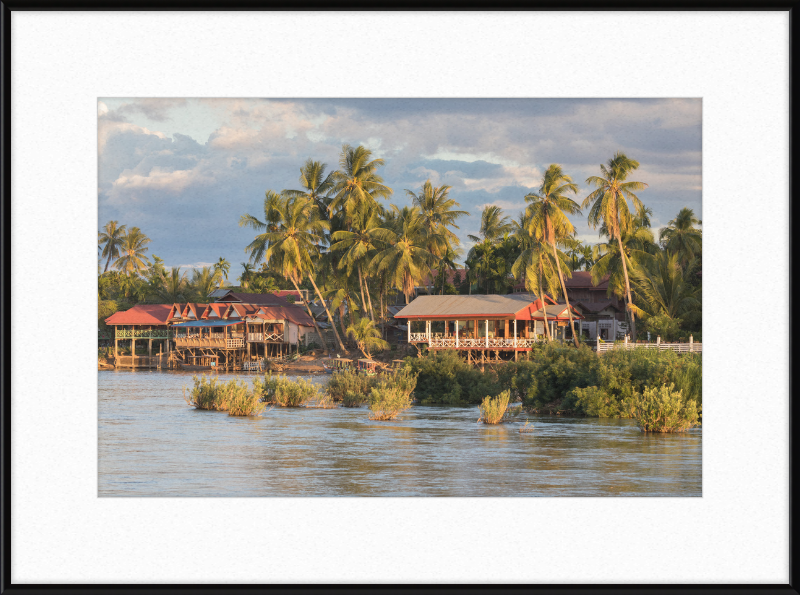 Riverbank of Don Khon (2) - Great Pictures Framed