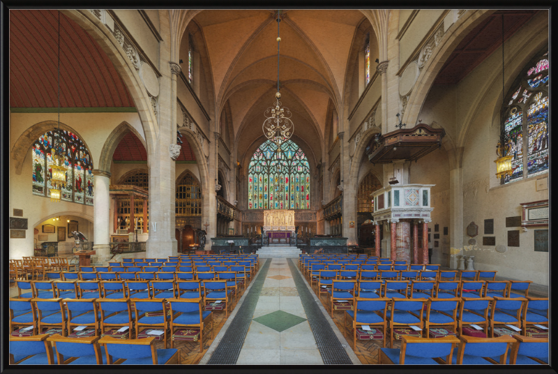 Holy Trinity Sloane Street Church Nave - Great Pictures Framed