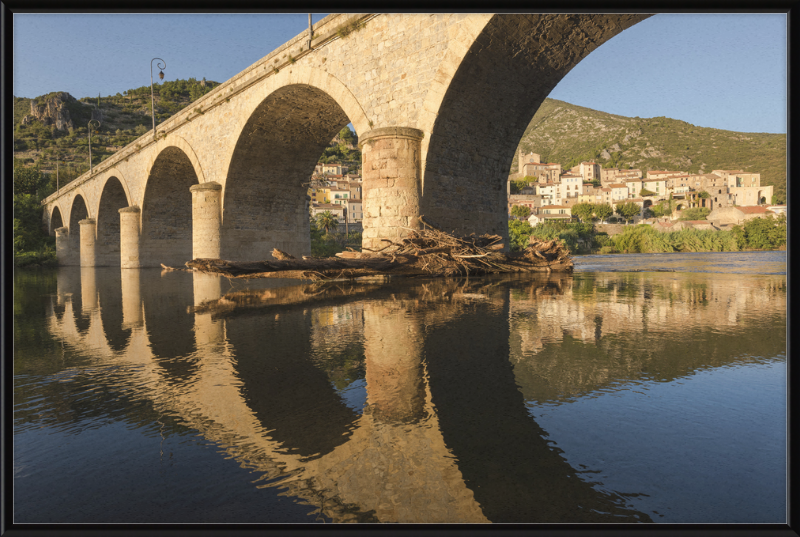 Pont sur l'Orb, Roquebrun (2) - Great Pictures Framed