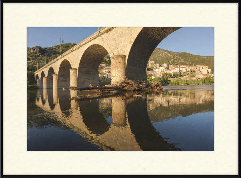 Pont sur l'Orb, Roquebrun (2) - Great Pictures Framed