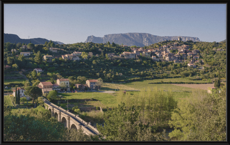 Village of Vieussan, Hérault, France - Great Pictures Framed