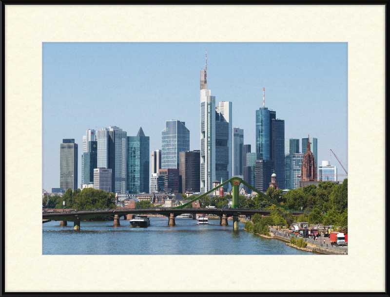 Skyline Frankfurt am Main - Great Pictures Framed