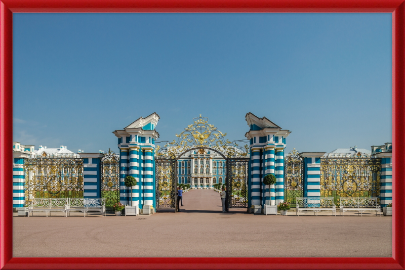 The Catherine Palace and Its Golden Gates in St. Petersburg - Great Pictures Framed