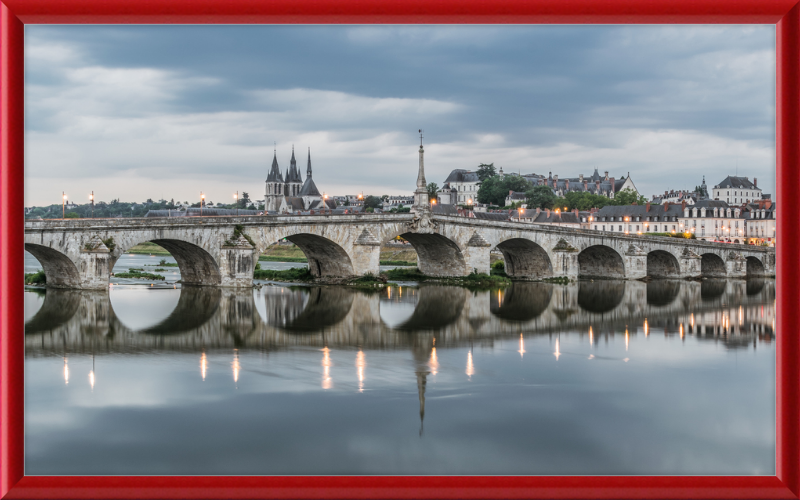 Bridge of Jacques-Gabriel in Blois - Great Pictures Framed