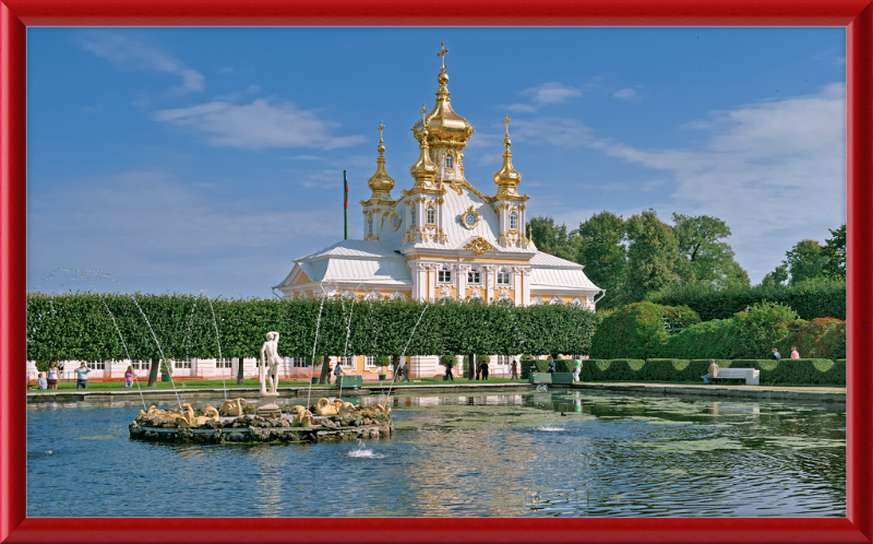 Church of the Grand Peterhof Palace - Great Pictures Framed