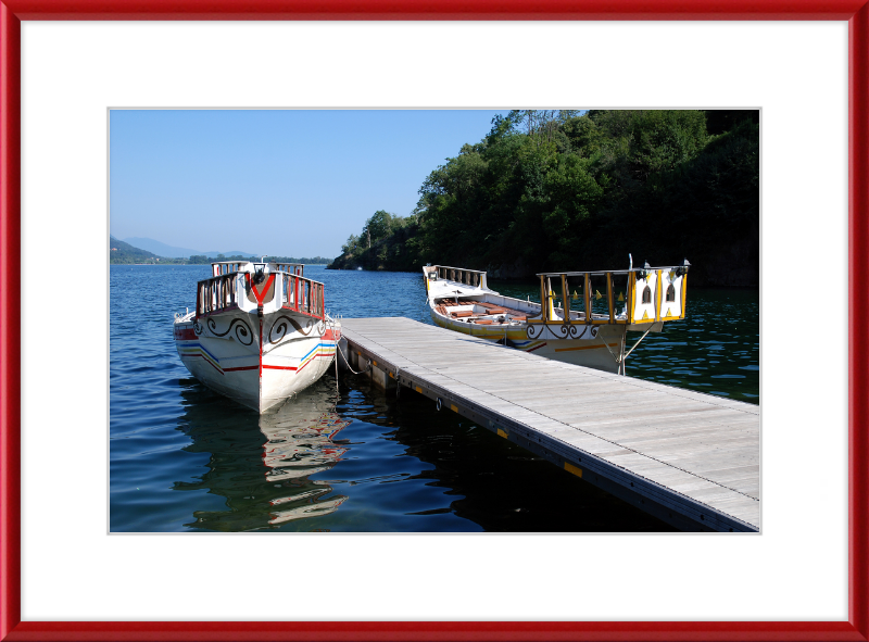 Two Boats in Mergozzo - Great Pictures Framed