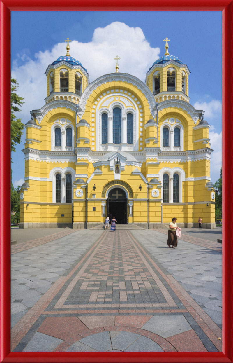 St. Volodymyr's Cathedral in Kiev - Great Pictures Framed