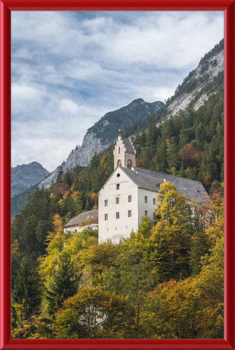 St Georgenberg Stans Suedwestblick - Great Pictures Framed