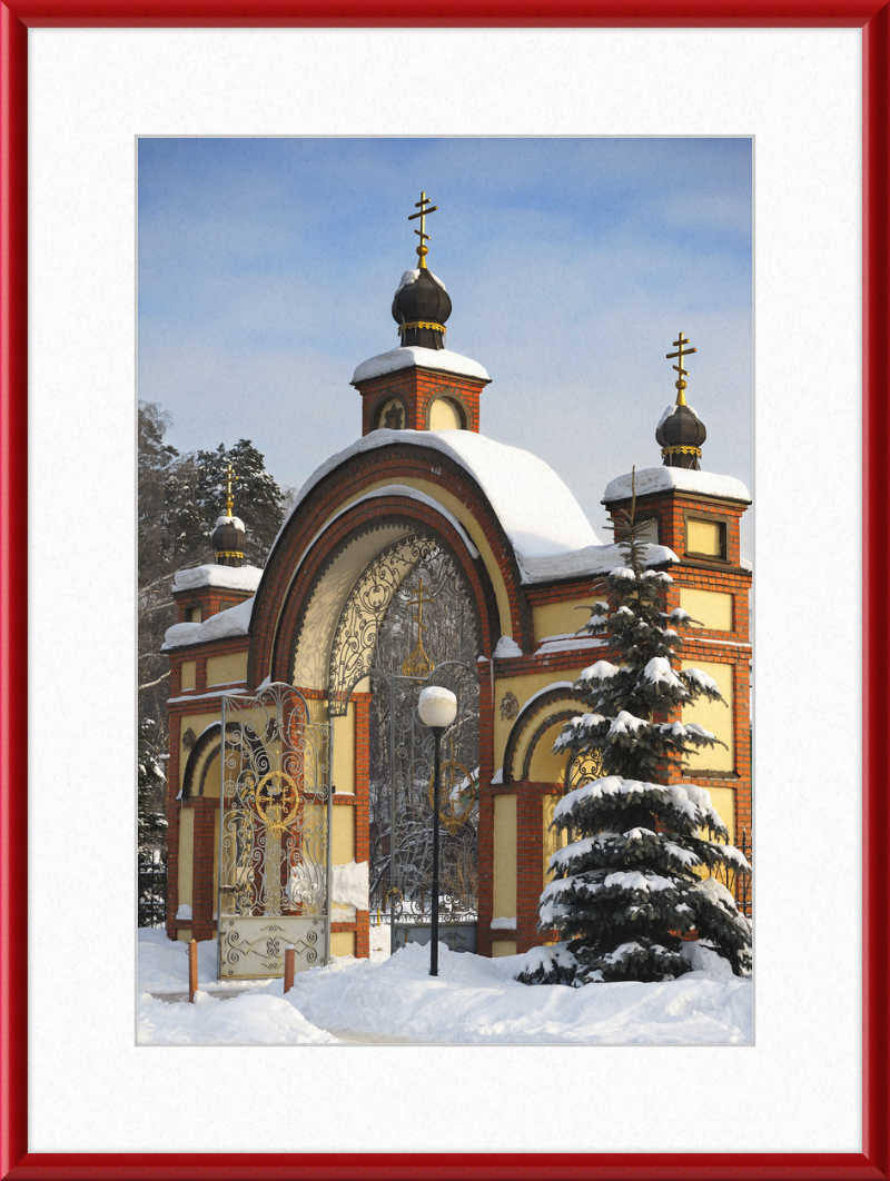Gate to the Peter and Paul Church near Moscow - Great Pictures Framed