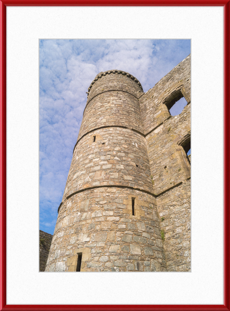 Harlech Castle Gatehouse Tower, Merionethshire, Wales - Great Pictures Framed