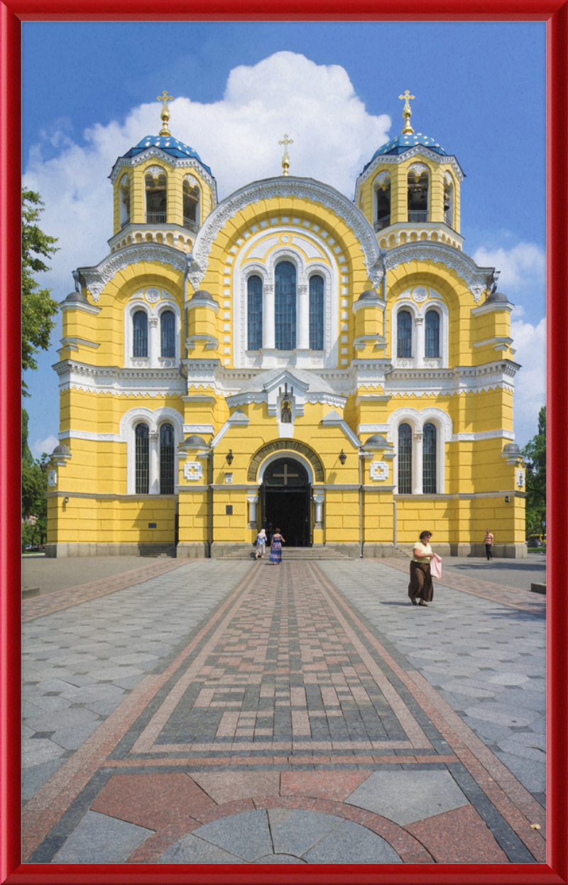 St. Volodymyr's Cathedral in Kiev - Great Pictures Framed