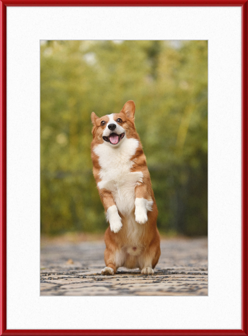 Welsh Corgi Puppy - Great Pictures Framed