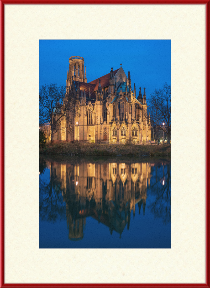 St. John's Church in Stuttgart - Great Pictures Framed