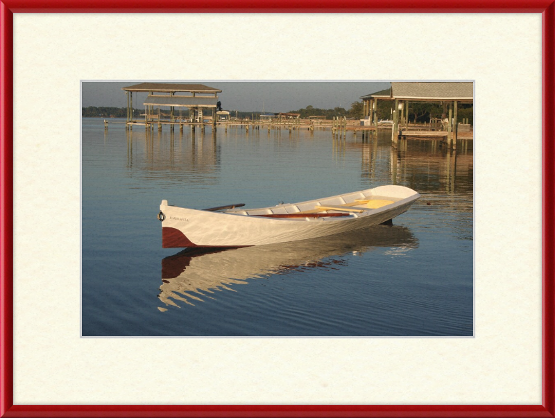 Winnie Davis 1880’s Skiff Named Barbashela - Great Pictures Framed