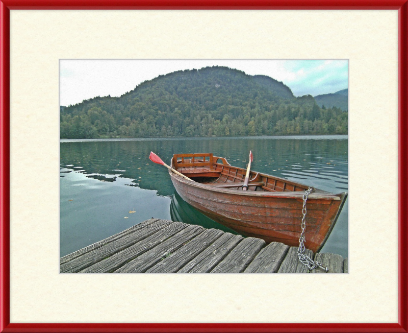 Our Little Row Boat - Bled Slovenia - Great Pictures Framed