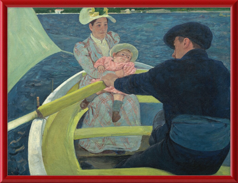 Mary Cassatt - The Boating Party - Great Pictures Framed