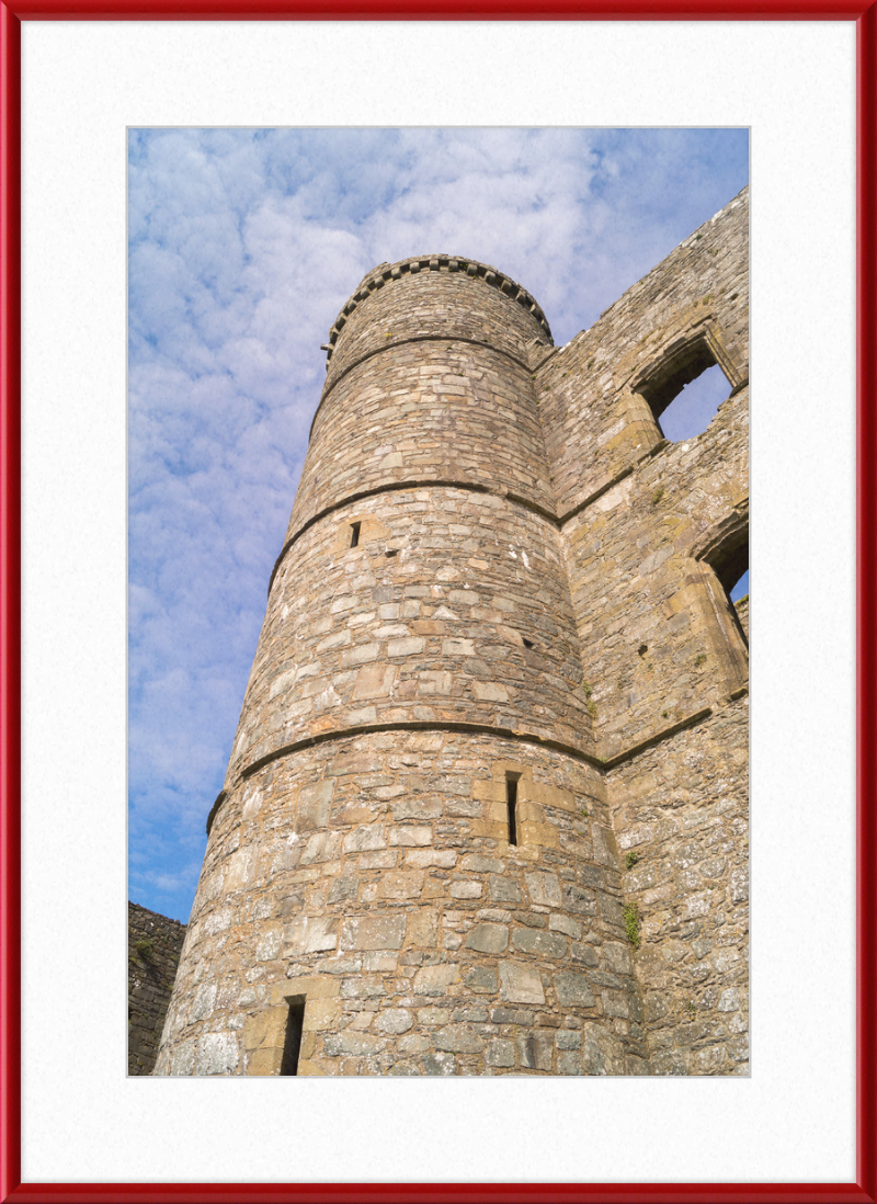 Harlech Castle Gatehouse Tower, Merionethshire, Wales - Great Pictures Framed