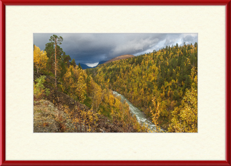 Graddiselva River in Junkerdalen, Saltdal, Nordland, Norway - Great Pictures Framed